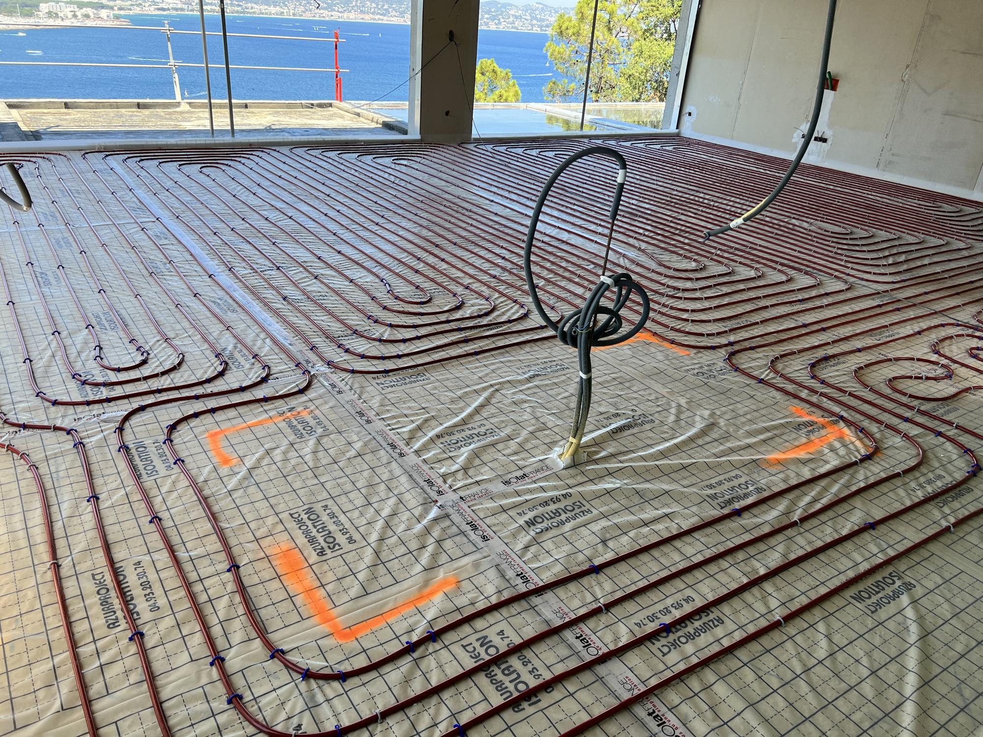 Remplacement chaudière gaz Cannes installation plancher